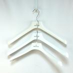 [3 шт. комплект ]MONCLER Moncler пластик tops вешалка белый [ б/у ]