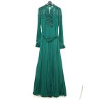 self-portrait セルフポートレート DEEP GREEN CHIFFON MAXI DRESS シフォン マキシ ドレス ディープグリーン