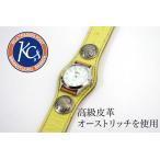 Yahoo! Yahoo!ショッピング(ヤフー ショッピング)ケイシイズ ケーシーズ KC,s ブレスレット 腕時計 男女兼用 オーストリッチ 全5色 レザーブレス 牛革 プレゼント