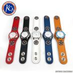 Yahoo! Yahoo!ショッピング(ヤフー ショッピング)ケイシイズ ケーシーズ KC,s ウォッチブレス スリースター カラーズ 牛革 男女兼用 フリーサイズ KSR082 プレゼント