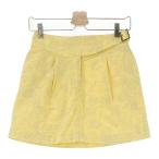 BEAMS GOLF Beams Golf юбка общий рисунок оттенок желтого S Golf одежда женский 