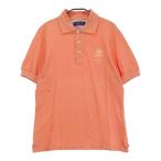 HYDROGEN ハイドロゲン  半袖ポロシャツ スカル刺繍 オレンジ系 M メンズ