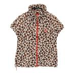 ARCHIVIOaruchibio короткий рукав велюр жакет Leopard оттенок бежевого 38 Golf одежда женский 