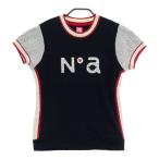 ARCHIVIOaruchibio короткий рукав шерсть . вязаный оттенок черного 38 Golf одежда женский 