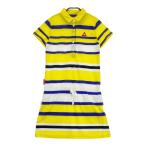 LE COQ GOLF Le Coq Golf короткий рукав Polo One-piece окантовка оттенок желтого M Golf одежда женский 