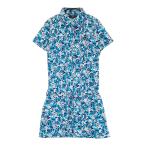 CALLAWAY Callaway короткий рукав One-piece цветочный принт оттенок голубого M Golf одежда женский 
