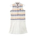 ADMIRAL Admiral безрукавка Polo One-piece cocos nucifera. дерево рисунок оттенок белого M Golf одежда женский 