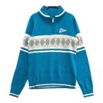 FILA GOLF filler Golf вязаный свитер оттенок голубого M Golf одежда женский 