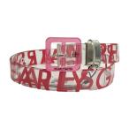[ новый товар ]PEARLY GATES Pearly Gates 2023 год 3182513 прозрачный ремень kala Full color Logo розовый серия FR Golf одежда 