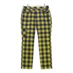 PUMA GOLF Puma Golf длинные брюки Buffalo проверка оттенок желтого L Golf одежда женский 