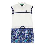 CALLAWAY Callaway половина Zip безрукавка Polo One-piece общий рисунок оттенок белого M Golf одежда женский 