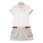 LECOQ GOLF Le Coq Golf QGWPJJ01 короткий рукав One-piece оттенок белого L Golf одежда женский 