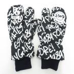 PEARLY GATES Pearly Gates рукавица Logo общий рисунок оттенок черного Golf одежда 