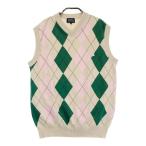 PEARLY GATES Pearly Gates вязаный лучший a-ga il рисунок оттенок бежевого 5 Golf одежда мужской 