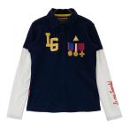 LECOQ GOLF Le Coq Golf рубашка-поло с длинным рукавом Layered способ темно-синий серия S Golf одежда женский 