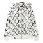 PEARLY GATES Pearly Gates × Disney 100 годовщина обратная сторона ворсистый длинный рукав Zip Parker Винни Пух общий рисунок оттенок белого 0 Golf одежда женский 