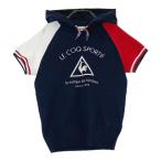 LECOQ GOLF Le Coq Golf короткий рукав вязаный Parker темно-синий серия M Golf одежда женский 