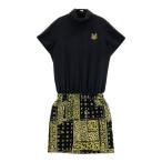 DANCE WITH DRAGON Dance With Dragon с высоким воротником короткий рукав One-piece chibi гонг общий рисунок оттенок черного 2 Golf одежда женский 