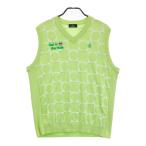 MUNSING WEAR Munsingwear одежда вязаный лучший общий рисунок оттенок зеленого LL Golf одежда мужской 