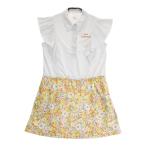 NEW BALANCE New balance 2023 год модели короткий рукав Polo One-piece оборка рукав цветочный принт оттенок белого 0 Golf одежда женский 