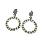 MIU MIU MiuMiu серьги оттенок белого 