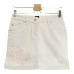 PUMA GOLF Puma Golf внутренний есть вельвет юбка вышивка оттенок белого M Golf одежда женский 