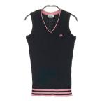 ADIDAS GOLF Adidas Golf N68125 V шея вязаный лучший оттенок черного S Golf одежда женский 