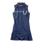 PGG PEARLY GATES Pearly Gates безрукавка Polo One-piece темно-синий серия 00 Golf одежда женский 