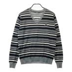 KAPPA GOLF Kappa Golf вязаный свитер окантовка рисунок серый серия L Golf одежда мужской 