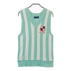 KISS ON THE GREEN Kiss on The зеленый вязаный лучший полоса рисунок оттенок зеленого 3 Golf одежда женский 