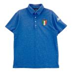 KAPPA GOLF カッパゴルフ  半袖ポロシャツ  ブルー系 L ゴルフウェア メンズ