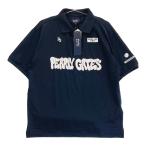 【新品】PEARLY GATES パーリーゲイツ 2024年モデル 半袖ポロシャツ ネイビー系 4 ゴルフウェア メンズ