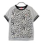 ショッピングダルメシアン ARCHIVIO アルチビオ  半袖 ニットセーター ダルメシアン グレー系 36 ゴルフウェア レディース