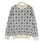 MASTER BUNNY EDITION тормозные колодки ba колено выпуск шерсть . вязаный свитер общий рисунок оттенок белого 1 Golf одежда женский 