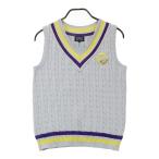 PEARLY GATES Pearly Gates вязаный лучший оттенок голубого 1 Golf одежда женский 