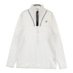 LECOQ GOLF Le Coq Golf половина Zip футболка с длинным рукавом оттенок белого L Golf одежда мужской 