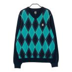 FOOT JOY foot Joy V шея вязаный свитер a-ga il рисунок оттенок зеленого L Golf одежда мужской 