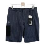 【新品】HYDROGEN GOLF ハイドロゲン ゴルフ  ハーフパンツ ストライプ柄 グレー系 LARGE ゴルフウェア メンズ