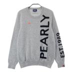 PEARLY GATES パーリーゲイツ カシミヤ ニットセーター グレー系 5 ゴルフウェア メンズ