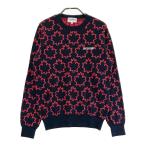 JACK BUNNY Jack ba колено вязаный свитер клен общий рисунок темно-синий серия 1 Golf одежда женский 