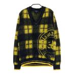 CALLAWAY Callaway 2023 год модели вязаный свитер мохнатый в клетку оттенок желтого M Golf одежда женский 