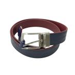 [ прекрасный товар ]TOMMY HILFIGER GOLF Tommy Hilfiger Golf двусторонний ремень Logo общий рисунок темно-синий серия Golf одежда 