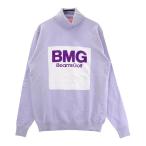 BEAMS GOLF Beams Golf 2022 год модели ta-toru шея вязаный свитер лиловый серия S Golf одежда мужской 