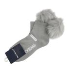 [ новый товар ]JACK BUNNY Jack ba колено 262-2286912/2022 год модели короткие носки бонбон мех серый серия 22-24cm Golf одежда 