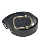 EMPORIO ARMANI Emporio Armani кожа пряжка ремень оттенок черного женский 