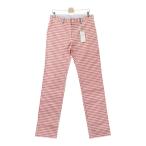 【新品】ZOY ゾーイ 12400 パンツ ギンガムチェック レッド系 85 ゴルフウェア メンズ