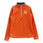 FILA GOLF filler Golf обратная сторона ворсистый половина Zip тянуть over точка рисунок orange серия L Golf одежда женский 