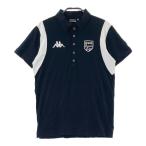 KAPPA GOLF カッパゴルフ 半袖ポロシャツ ブラック系 M ゴルフウェア メンズ