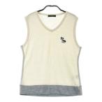 EFFICACEefi rental шерсть . вязаный лучший оттенок белого L Golf одежда женский 