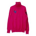 PEARLY GATES Pearly Gates ta-toru шея вязаный свитер розовый серия 0 Golf одежда женский 